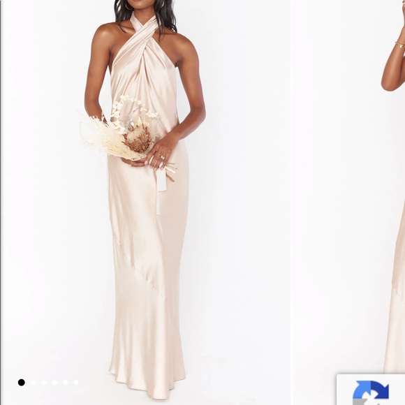 Show Me Your MuMu Dresses & Skirts - Show Me Your Mumu Jasmine Halter Maxi Dress Size M